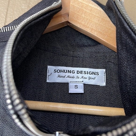Sohung Designs denim zippered hooded jacket - Picture 4 of 12